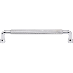 Top Knobs Garrison 6-5/16" Center to Center Polished Chrome Cabinet Pull, 6-7/8" Length x 1/2" Width x 1-5/16" Projection
