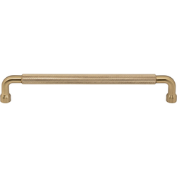 Top Knobs Garrison 7-9/16" Center to Center Honey Bronze Cabinet Pull, 8-1/8" Length x 1/2" Width x 1-5/16" Projection