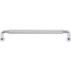 Top Knobs Garrison 7-9/16" Center to Center Polished Chrome Cabinet Pull, 8-1/8" Length x 1/2" Width x 1-5/16" Projection