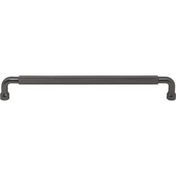 Top Knobs Garrison 8-13/16" Center to Center Ash Gray Cabinet Pull, 9-3/8" Length x 1/2" Width x 1-5/16" Projection