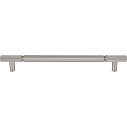 Top Knobs Prestwick 12" Center to Center Brushed Satin Nickel Appliance Pull, 14-5/8" Length x 3/4" Width x 2" Projection