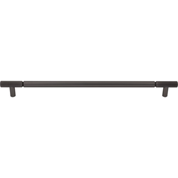 Top Knobs Prestwick 18" Center to Center Ash Gray Appliance Pull, 20-5/8" Length x 3/4" Width x 2" Projection