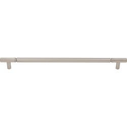 Top Knobs Prestwick 18" Center to Center Brushed Satin Nickel Appliance Pull, 20-5/8" Length x 3/4" Width x 2" Projection
