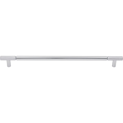 Top Knobs Prestwick 18" Center to Center Polished Chrome Appliance Pull, 20-5/8" Length x 3/4" Width x 2" Projection