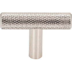 Top Knobs Prestwick Polished Nickel T-Shape Cabinet Knob, 2" Length x 1/2" Width x 1-3/8" Projection