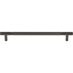 Top Knobs Prestwick 8-13/16" Center to Center Ash Gray Cabinet Pull, 10-7/16" Length x 1/2" Width x 1-3/8" Projection