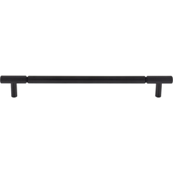 Top Knobs Prestwick 8-13/16" Center to Center Flat Black Cabinet Pull, 10-7/16" Length x 1/2" Width x 1-3/8" Projection