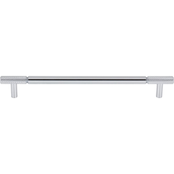 Top Knobs Prestwick 8-13/16" Center to Center Polished Chrome Cabinet Pull, 10-7/16" Length x 1/2" Width x 1-3/8" Projection