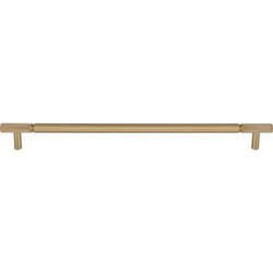 Top Knobs Prestwick 12" Center to Center Honey Bronze Cabinet Pull, 13-5/8" Length x 1/2" Width x 1-3/8" Projection
