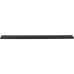 Top Knobs Radcliffe 12" Center to Center Flat Black Appliance Pull, 17" Length x 1-1/2" Width x 3/16" Projection