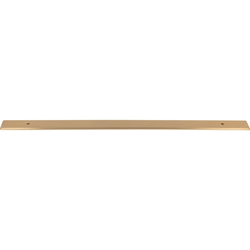 Top Knobs Radcliffe 18" Center to Center Honey Bronze Appliance Pull, 23" Length x 1-1/2" Width x 3/16" Projection