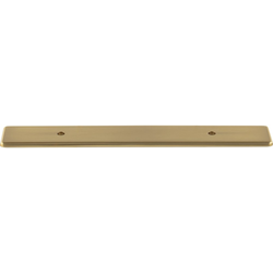 Top Knobs Radcliffe 3-3/4" Center to Center Honey Bronze Backplate, 6-3/4" Length x 1" Width x 1/8" Projection