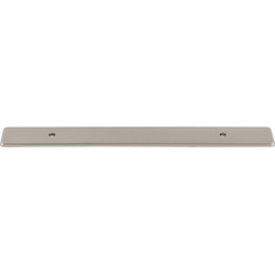 Top Knobs Radcliffe 5-1/16" Center to Center Brushed Satin Nickel Backplate, 8-1/16" Length x 1" Width x 1/8" Projection