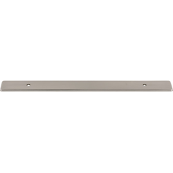 Top Knobs Radcliffe 6-5/16" Center to Center Brushed Satin Nickel Backplate, 9-5/16" Length x 1" Width x 1/8" Projection