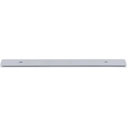 Top Knobs Radcliffe 6-5/16" Center to Center Polished Chrome Backplate, 9-5/16" Length x 1" Width x 1/8" Projection