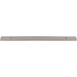 Top Knobs Radcliffe 7-9/16" Center to Center Brushed Satin Nickel Backplate, 10-9/16" Length x 1" Width x 1/8" Projection