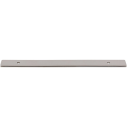 Top Knobs Radcliffe 7-9/16" Center to Center Polished Nickel Backplate, 10-9/16" Length x 1" Width x 1/8" Projection
