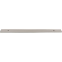 Top Knobs Radcliffe 8-13/16" Center to Center Brushed Satin Nickel Backplate, 11-13/16" Length x 1" Width x 1/8" Projection