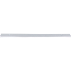 Top Knobs Radcliffe 8-13/16" Center to Center Polished Chrome Backplate, 11-13/16" Length x 1" Width x 1/8" Projection
