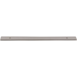 Top Knobs Radcliffe 8-13/16" Center to Center Polished Nickel Backplate, 11-13/16" Length x 1" Width x 1/8" Projection