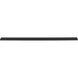 Top Knobs Radcliffe 12" Center to Center Flat Black Backplate, 15" Length x 1" Width x 1/8" Projection