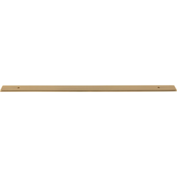 Top Knobs Radcliffe 12" Center to Center Honey Bronze Backplate, 15" Length x 1" Width x 1/8" Projection