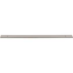 Top Knobs Radcliffe 12" Center to Center Polished Nickel Backplate, 15" Length x 1" Width x 1/8" Projection