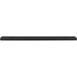 Top Knobs Wescott 12" Center to Center Flat Black Appliance Pull, 17" Length x 1-1/2" Width x 3/16" Projection