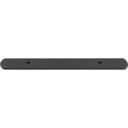 Top Knobs Wescott 3-3/4" Center to Center Ash Gray Backplate, 6-3/4" Length x 1" Width x 1/8" Projection