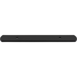 Top Knobs Wescott 3-3/4" Center to Center Flat Black Backplate, 6-3/4" Length x 1" Width x 1/8" Projection