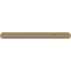 Top Knobs Wescott 3-3/4" Center to Center Honey Bronze Backplate, 6-3/4" Length x 1" Width x 1/8" Projection