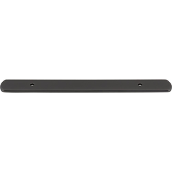 Top Knobs Wescott 5-1/16" Center to Center Ash Gray Backplate, 8-1/16" Length x 1" Width x 1/8" Projection