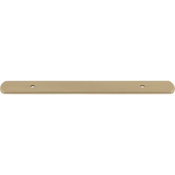 Top Knobs Wescott 5-1/16" Center to Center Honey Bronze Backplate, 8-1/16" Length x 1" Width x 1/8" Projection