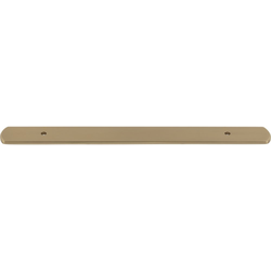 Top Knobs Wescott 6-5/16" Center to Center Honey Bronze Backplate, 9-5/16" Length x 1" Width x 1/8" Projection