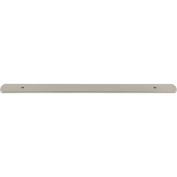 Top Knobs Wescott 8-13/16" Center to Center Brushed Satin Nickel Backplate, 11-13/16" Length x 1" Width x 1/8" Projection