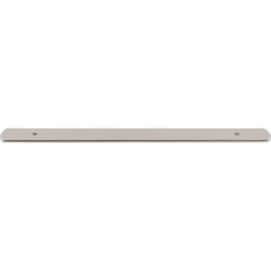 Top Knobs Wescott 8-13/16" Center to Center Polished Nickel Backplate, 11-13/16" Length x 1" Width x 1/8" Projection