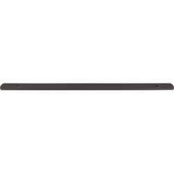 Top Knobs Wescott 12" Center to Center Ash Gray Backplate, 15" Length x 1" Width x 1/8" Projection