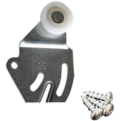2216 1/16" Offset Hanger with Screws for 1138/2200 Series Sliding Door, 50 Lbs, Zinc/White
