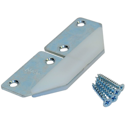 26% OFF Johnson Hardware Non, Mortise Zinc Bi-fold Door Hinge 75 Lbs for 100 and 1700 Series, Zinc/White