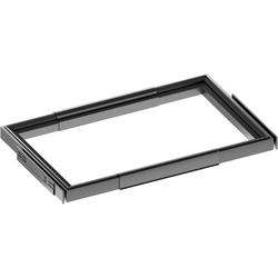 Edge 2030-16 Series Frame,19-11/16" to 30-1/2" Width x 18-1/4" Depth, Includes Frame, Slides, and Mounting Hardware, Warm Gray Aluminum