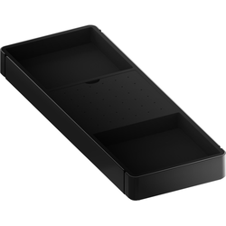 Edge 3242-20 Partitioned Earing Holder Insert, 6-3/8" Width x 16-7/32" Depth x 2-9/32" Height, Edge 20" Depth, Frame Required, Warm Gray