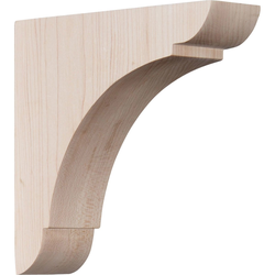 Olympic 1.75"W x 6"D x 6"H Countertop Bracket, Alder