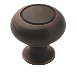 Allison Value Hardware 1-1/4 Inch Diameter Oil Rubbed Bronze Cabinet Knob