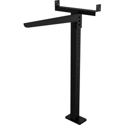 12% OFF Fortis 21" Length x 34" Height Heavy-Duty Adjustable Floating Support, Gusset Arm, Black