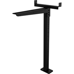 Fortis 21" Length x 34" Height Heavy-Duty Adjustable Floating Support, Versatile Brace, Black