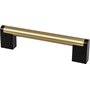 Modern Brushed Gold and Matte Black