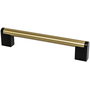 Modern Brushed Gold and Matte Black