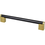 Matte Black and Modern Brushed Gold