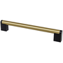 Modern Brushed Gold and Matte Black