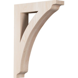 Thorton 1.75"W x 7.5"D x 10.5"H Countertop Bracket, Maple